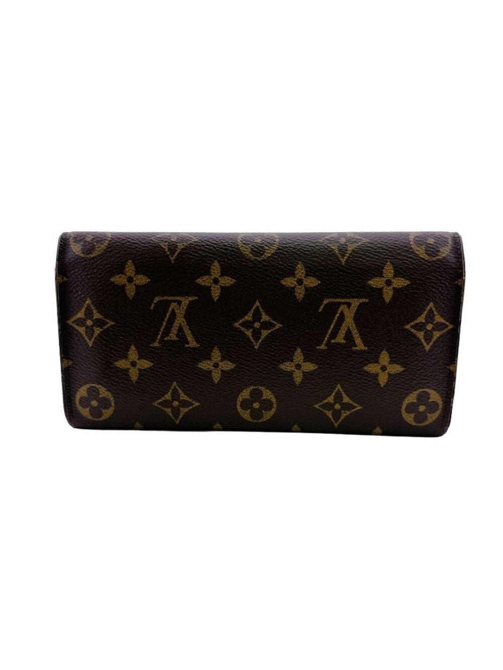 Louis Vuitton Portefeuille Emily Monogram Leather Brown Wallet